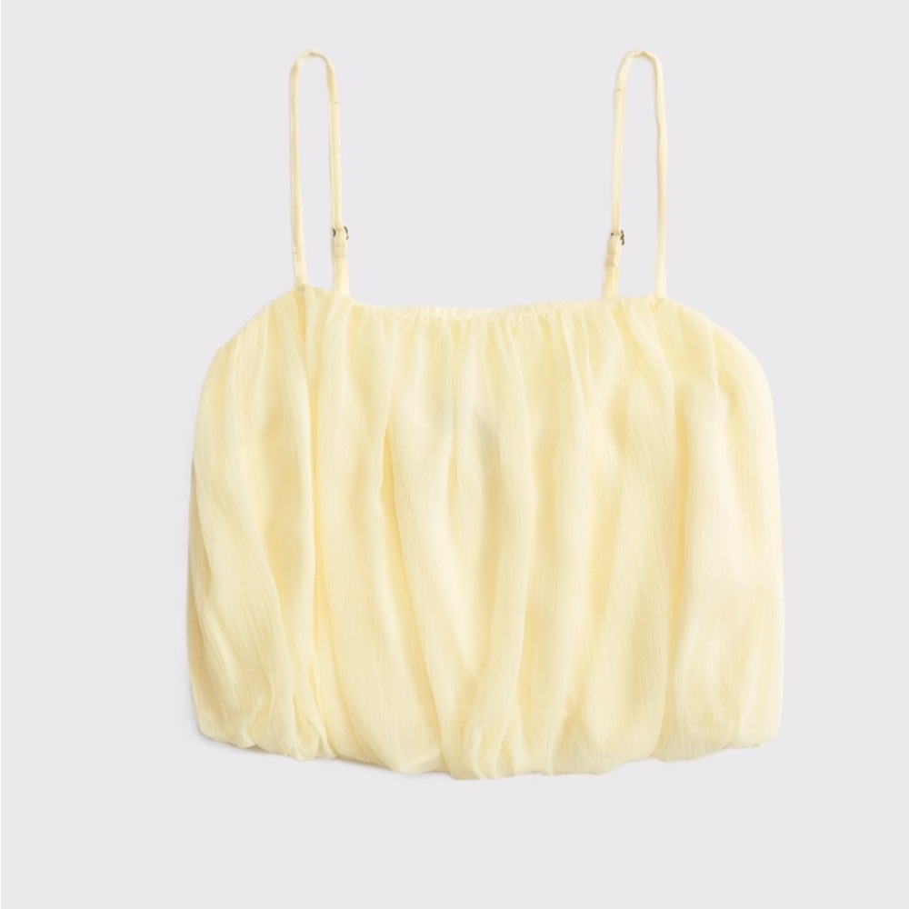 A&F BUBBLE HEM CAMI 💛